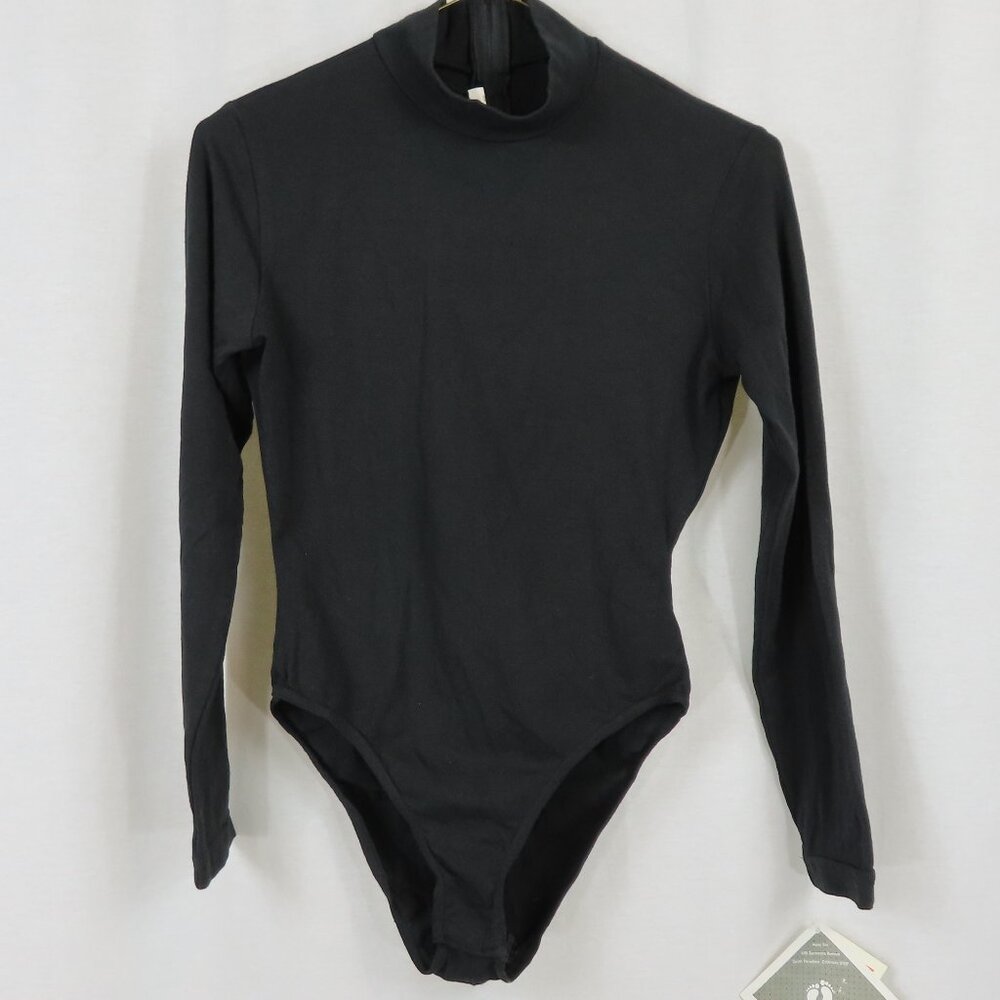 Hang Ten Black One Piece Junior Leotard Bodysuit Sz M
